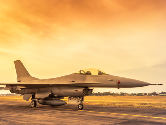 F16 at Sunset