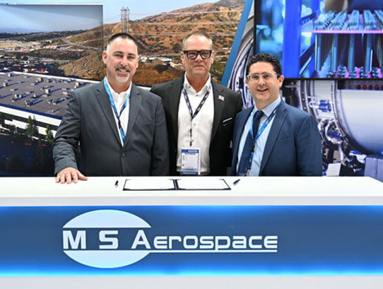 AIAP and MS Aerospace sign supply agreement.
