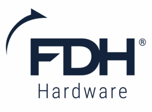FDH Hardware Division logo in Navy