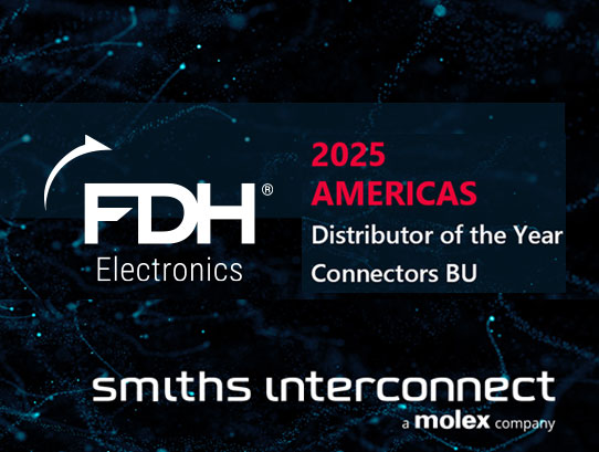 FDH Electronics receives award from Smith's Interconnect