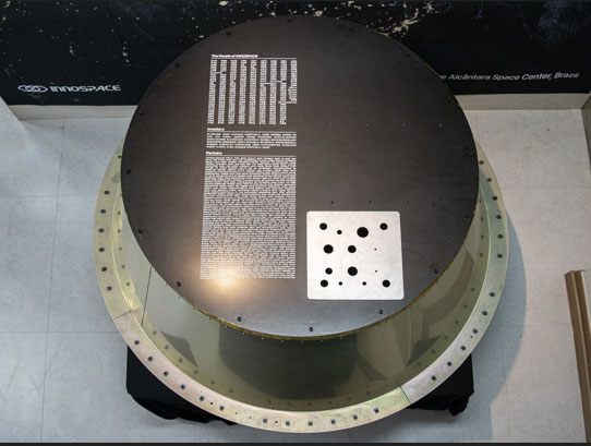 HANBIT-Nano Adpter plate with FDH Aero engrave on it.